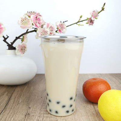 স্ন্যাপ ঢাকনা সহ 400ml ক্লিয়ার জুস স্টোরেজ বোতল ফুড গ্রেড পানীয় পাত্রে