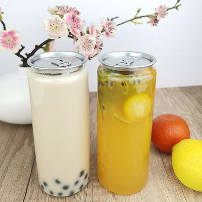 পানীয় জলের রস প্লাস্টিক 500ml সহজ খোলা ক্যান স্ন্যাপ ঢাকনা লিকপ্রুফ সহ