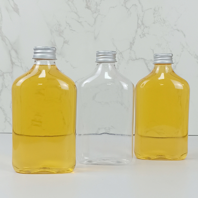 350ml স্ক্রু ক্যাপ জার ক্যাপ সহ PET প্লাস্টিকের জুস বোতল পরিষ্কার করুন